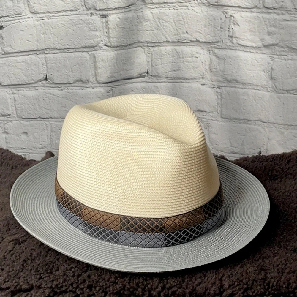 Stetson Andover Grey 71/4R Florentine Italy Hat - Picture 2 of 9